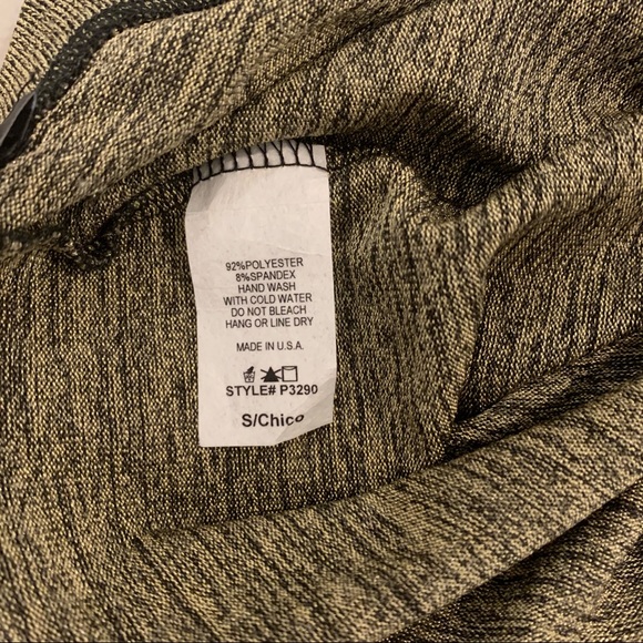 See You Monday Gold & Black Speckled Leggings Size Small - Picture 5 of 5